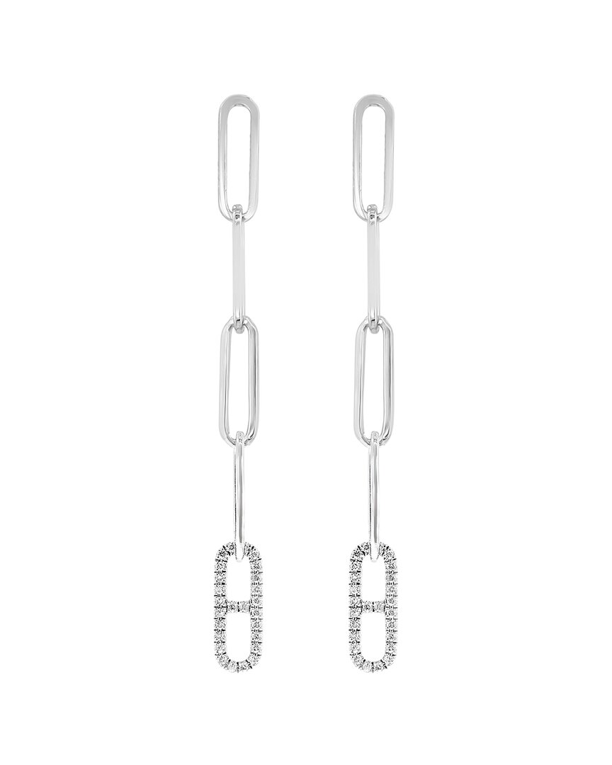 Effy Fine Jewelry Silver 0.15 ct. tw. Diamond Earrings