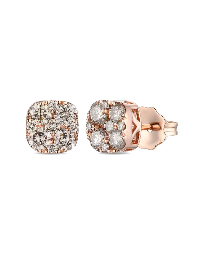 Le Vian Chocolate 14k Rose Gold 0.06 Ct. Tw. Diamond Earrings