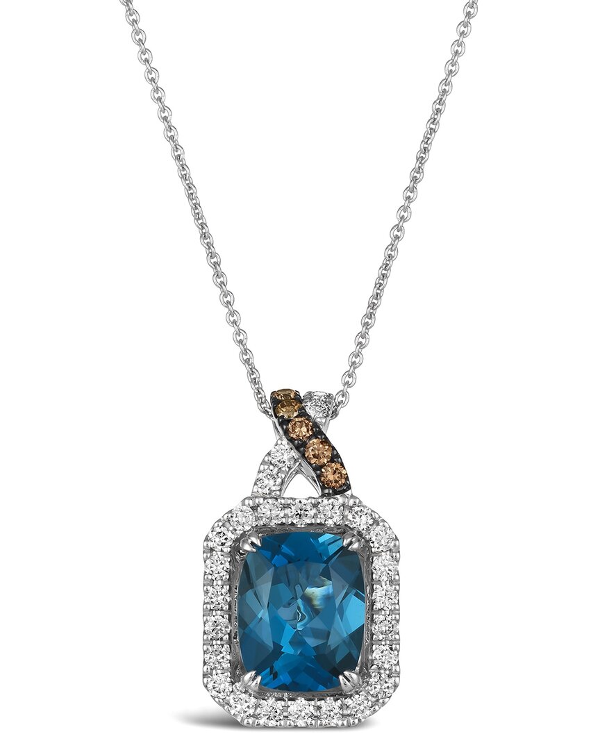 Le Vian 14k 2.96 Ct. Tw. Diamond & Topaz Pendant
