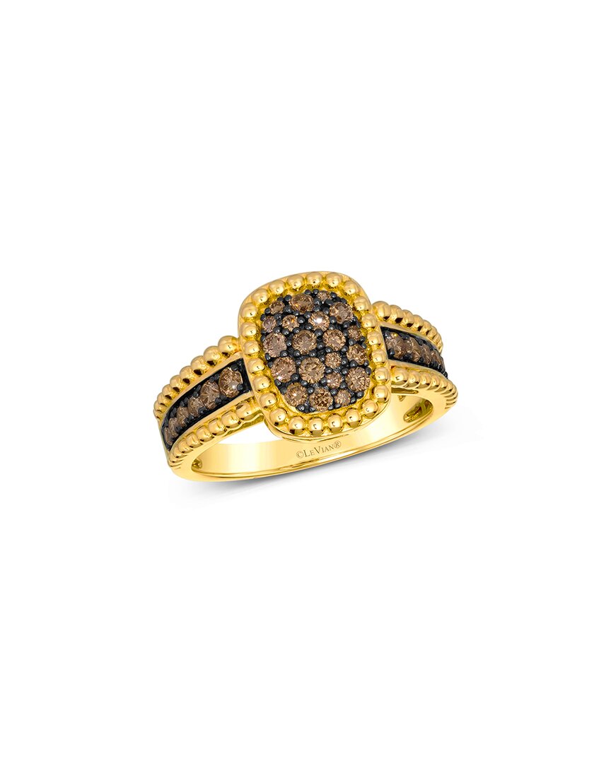 Le Vian Chocolatier Chocolate Diamond (5/8 Ct. T.w.) Ring In 14k Honey Gold