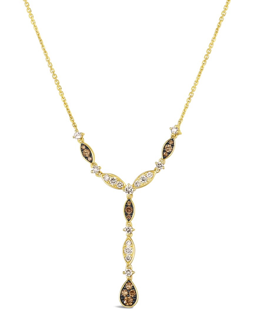 Le Vian Mosaic Collection 14k 0.10 Ct. Tw. Diamond Adjustable Necklace