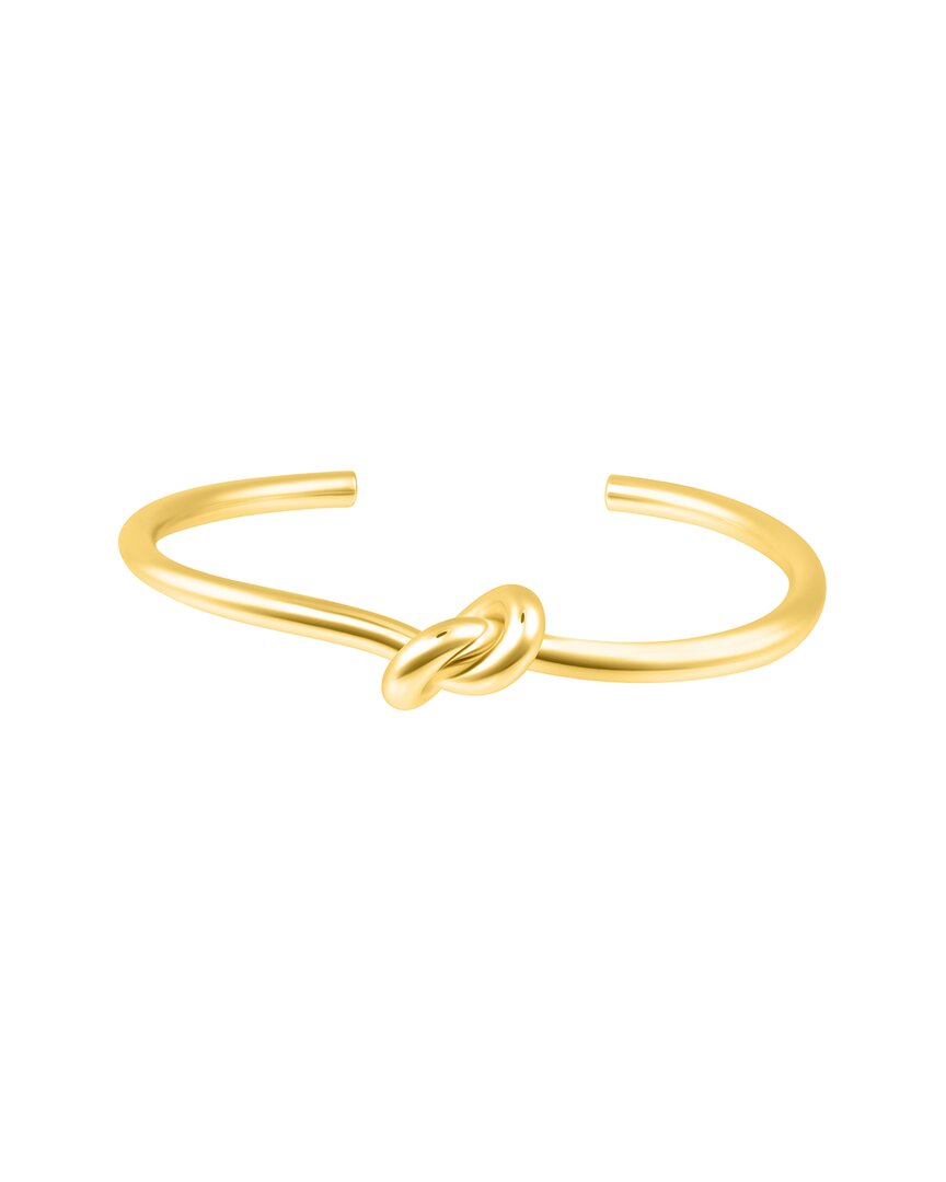 Adornia 14k Plated Knot Cuff Bracelet