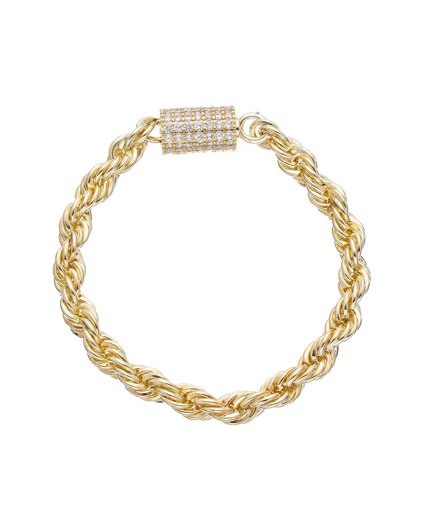 Juvell 18k Plated Cz Bangle Bracelet