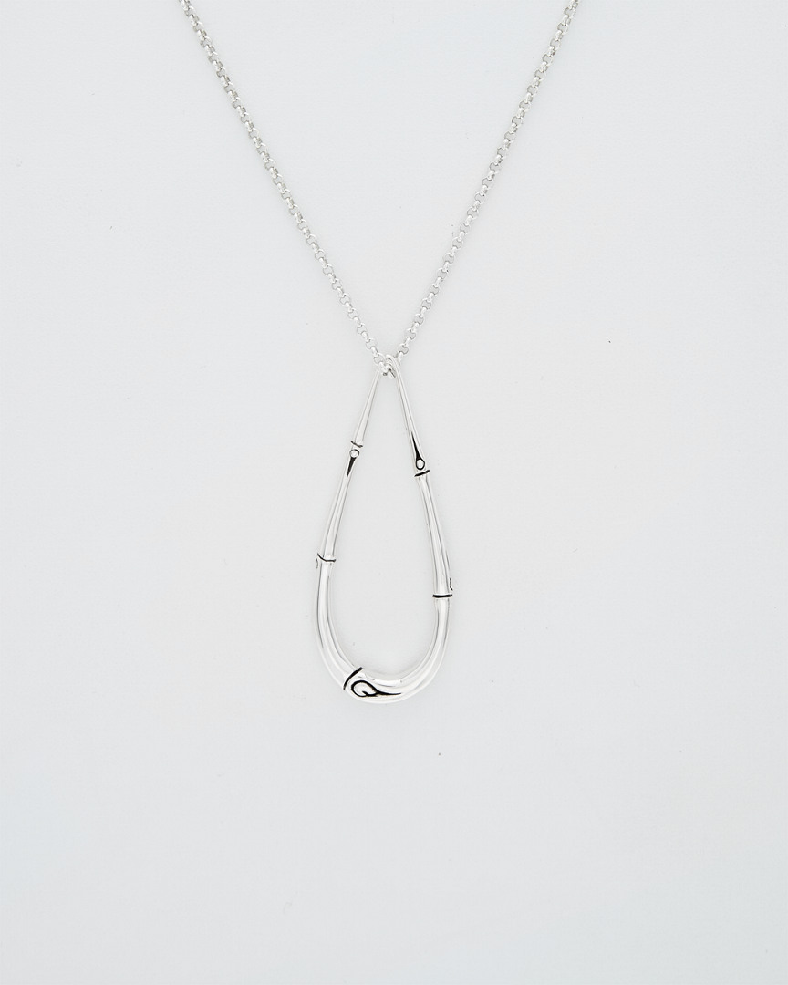 John Hardy Bamboo Silver 36in Necklace