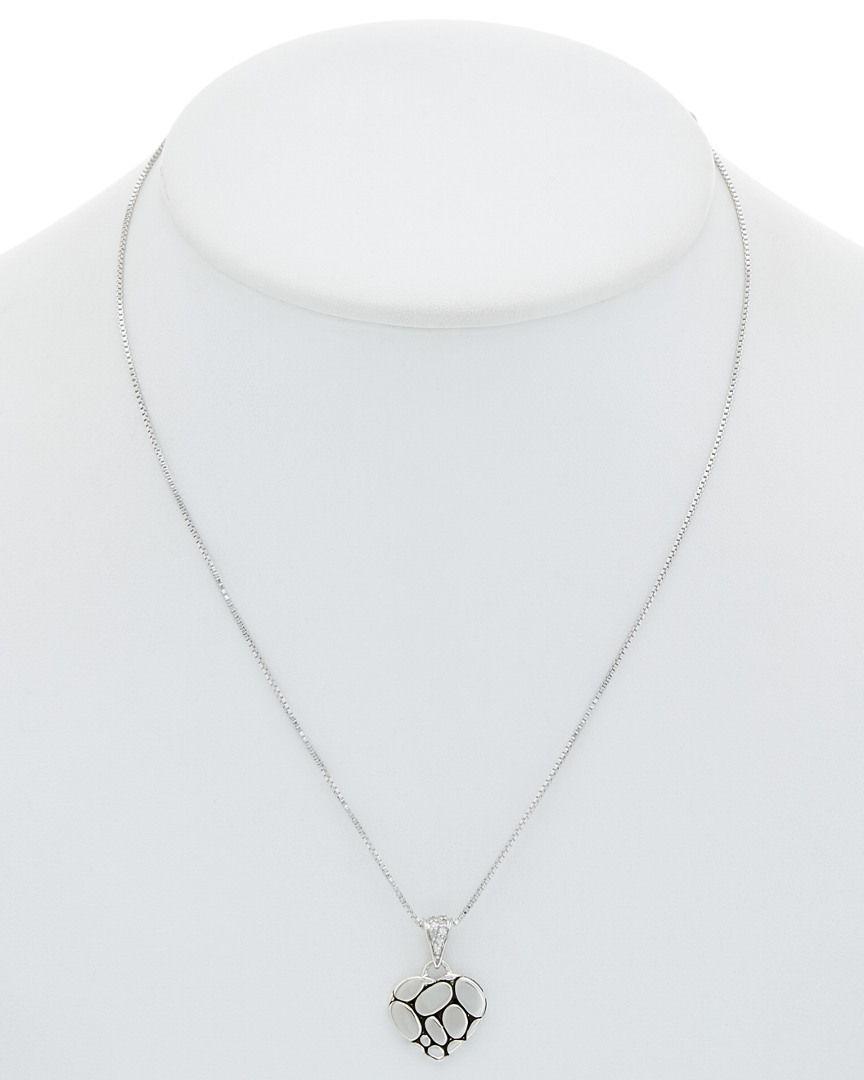 Shop John Hardy Kali Silver White Sapphire Necklace