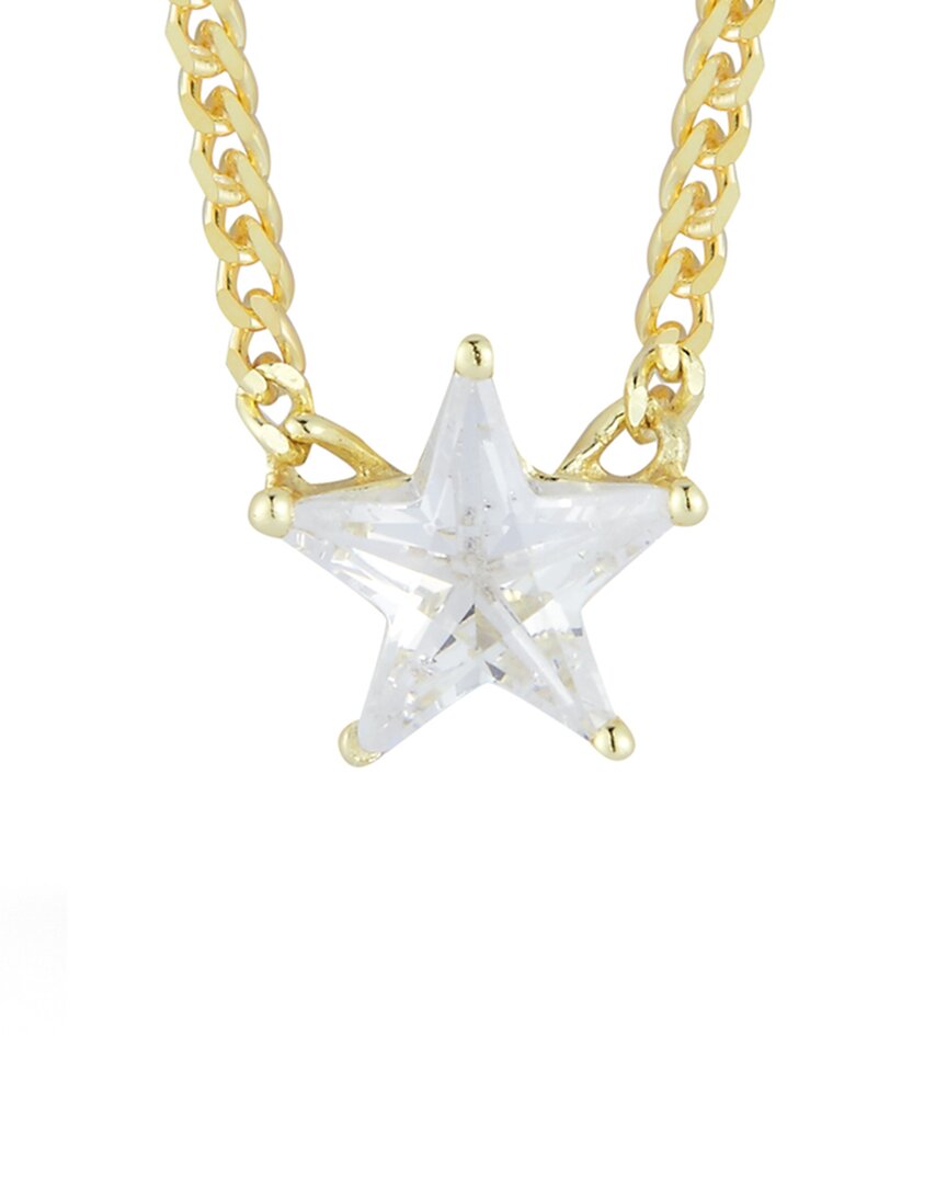 Glaze Jewelry Silver Crystal Star Necklace