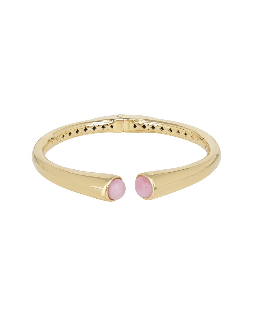Tiramisu Silver 2.45 Ct. Tw. Pink Opal Bracelet