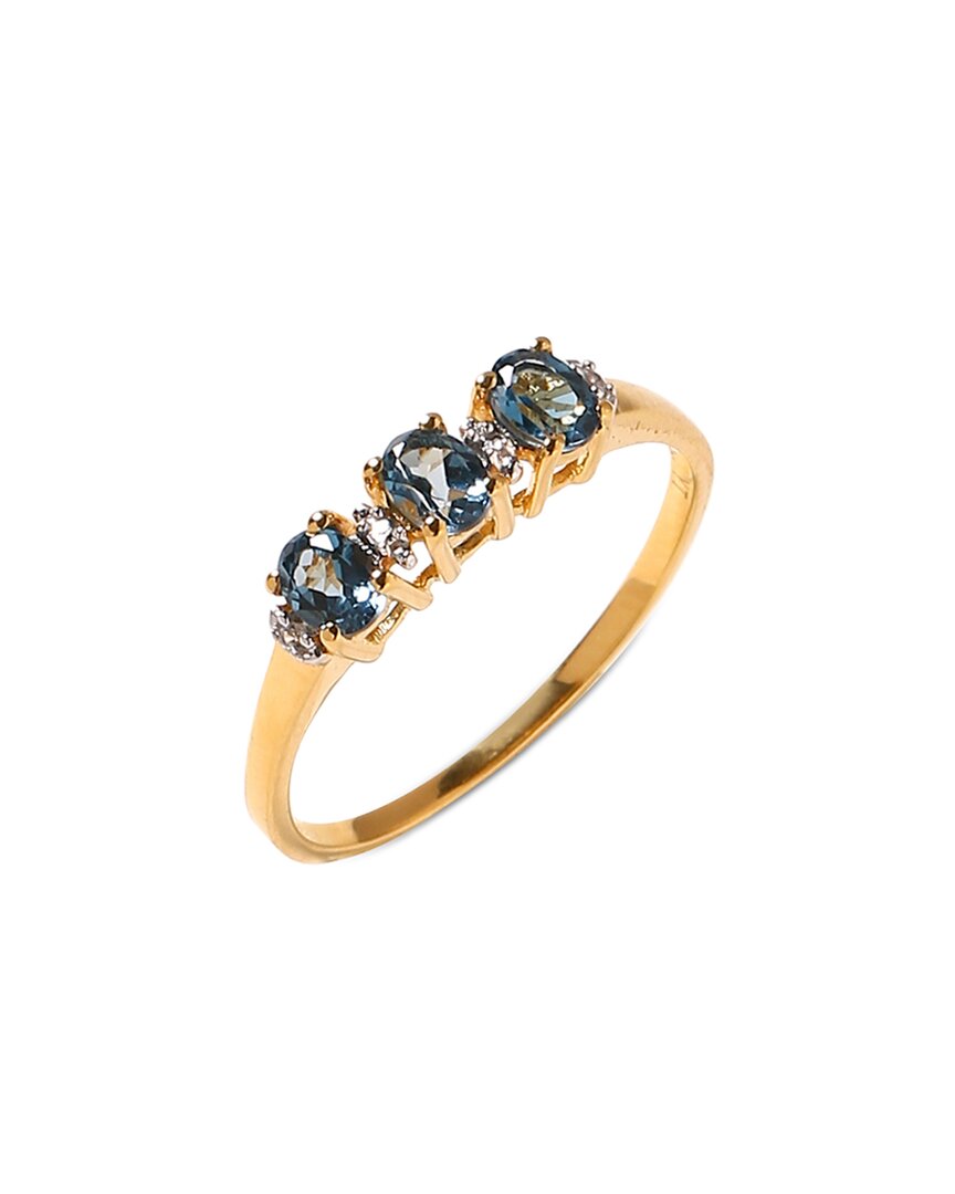 Tiramisu 10k 0.46 Ct. Tw. Gemstone Ring