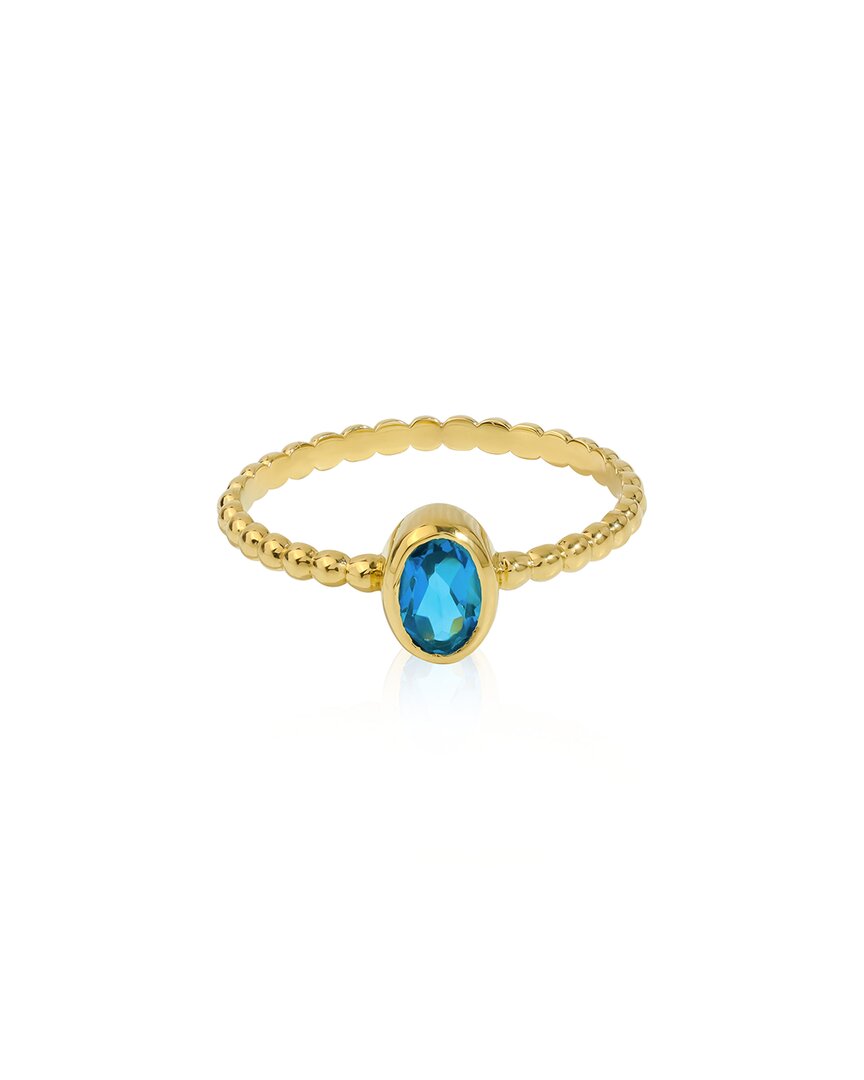 Tiramisu 14k Over Silver 0.57 Ct. Tw. Chrome Diopside Ring