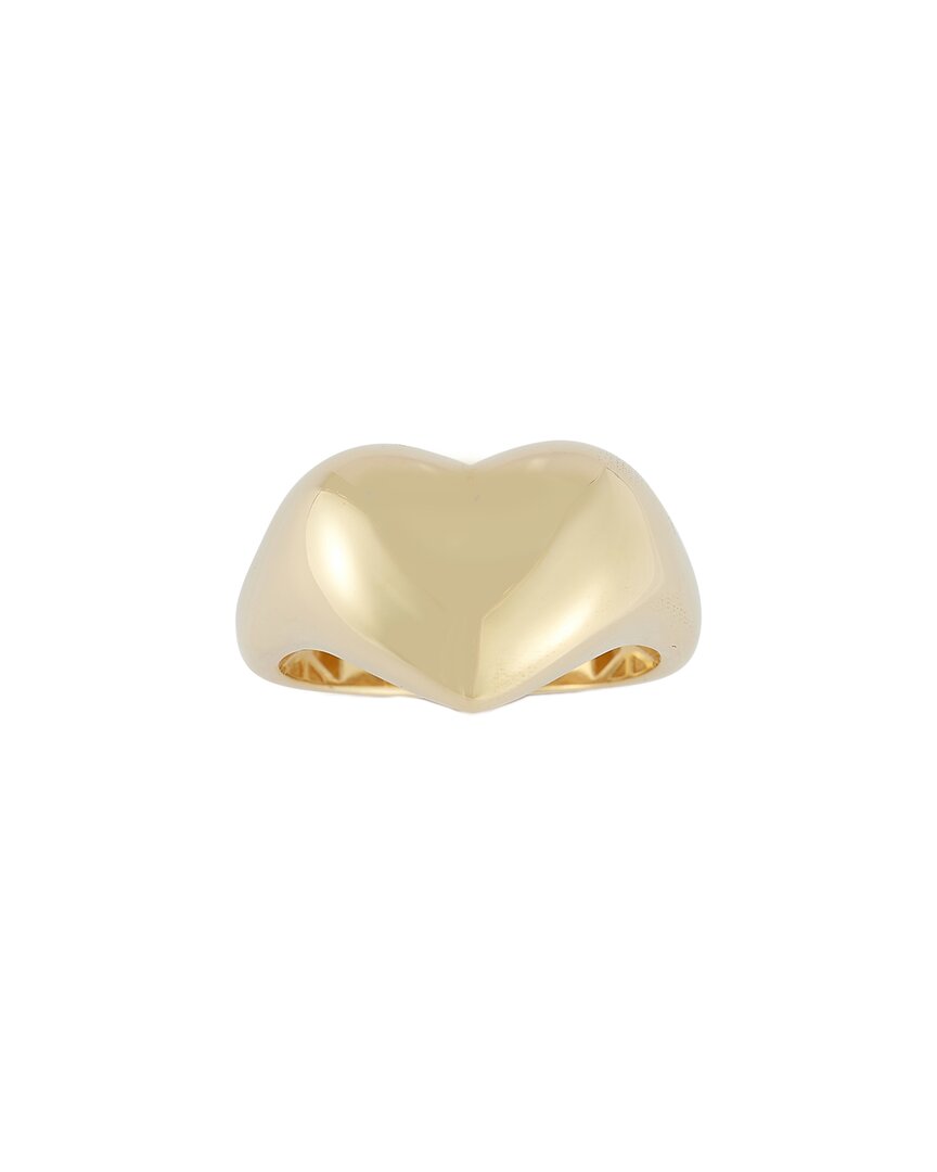 Ember Fine Jewelry 14k Heart Dome Ring In Gold