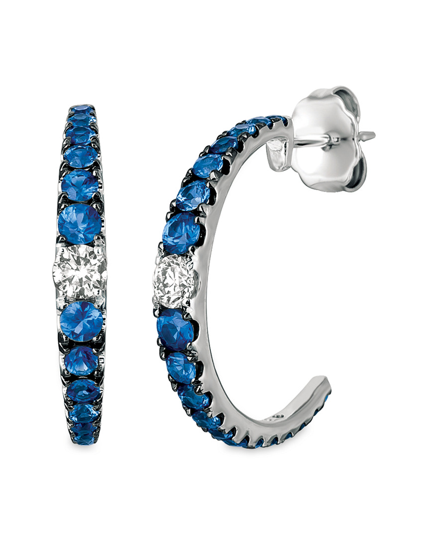 Le Vian 14k 1.03 Ct. Tw. Ceylon Sapphire Earrings