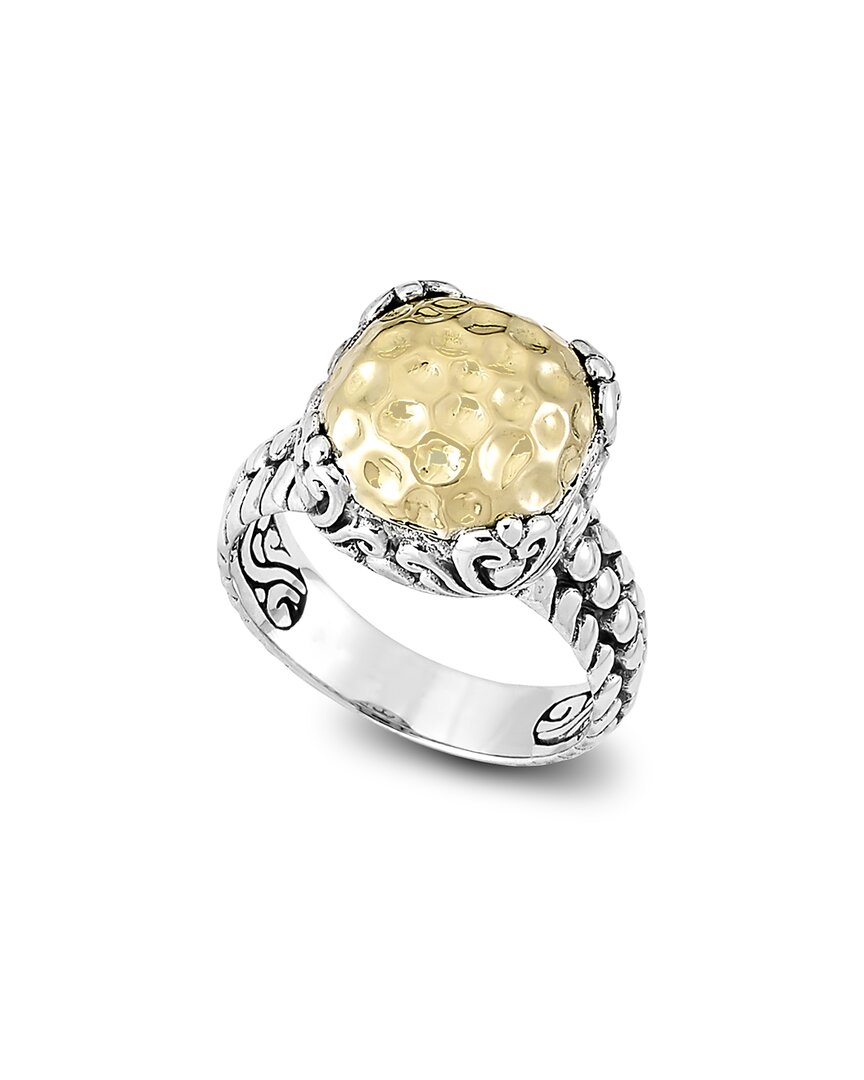 Samuel B. Filigree Hammered Textured Ring
