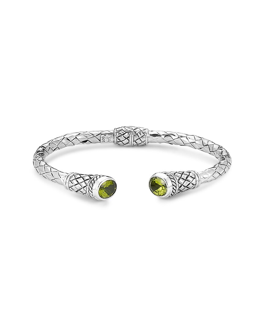 Samuel B. Silver 3.30 Ct. Tw. Citrine Bangle Bracelet