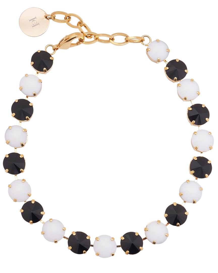 CAROLINA HERRERA CAROLINA HERRERA ALEGRIA RIVIERE RHINESTONE PLATED NECKLACE