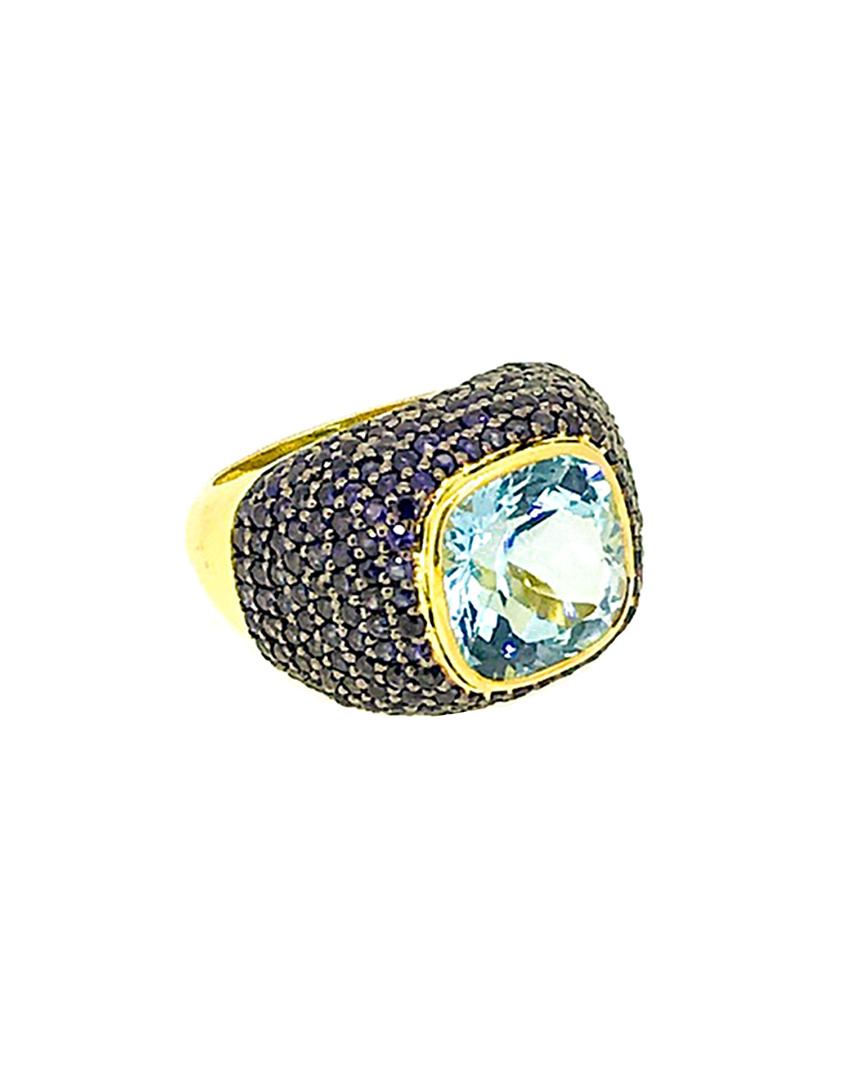 Arthur Marder Fine Jewelry Gold Over Silver 5.00 Ct. Tw. Gemstone Ring