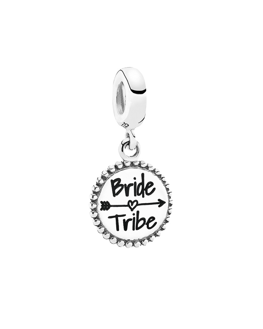 Pandora Silver & Enamel Bride Tribe Dangle Charm In Nocolor
