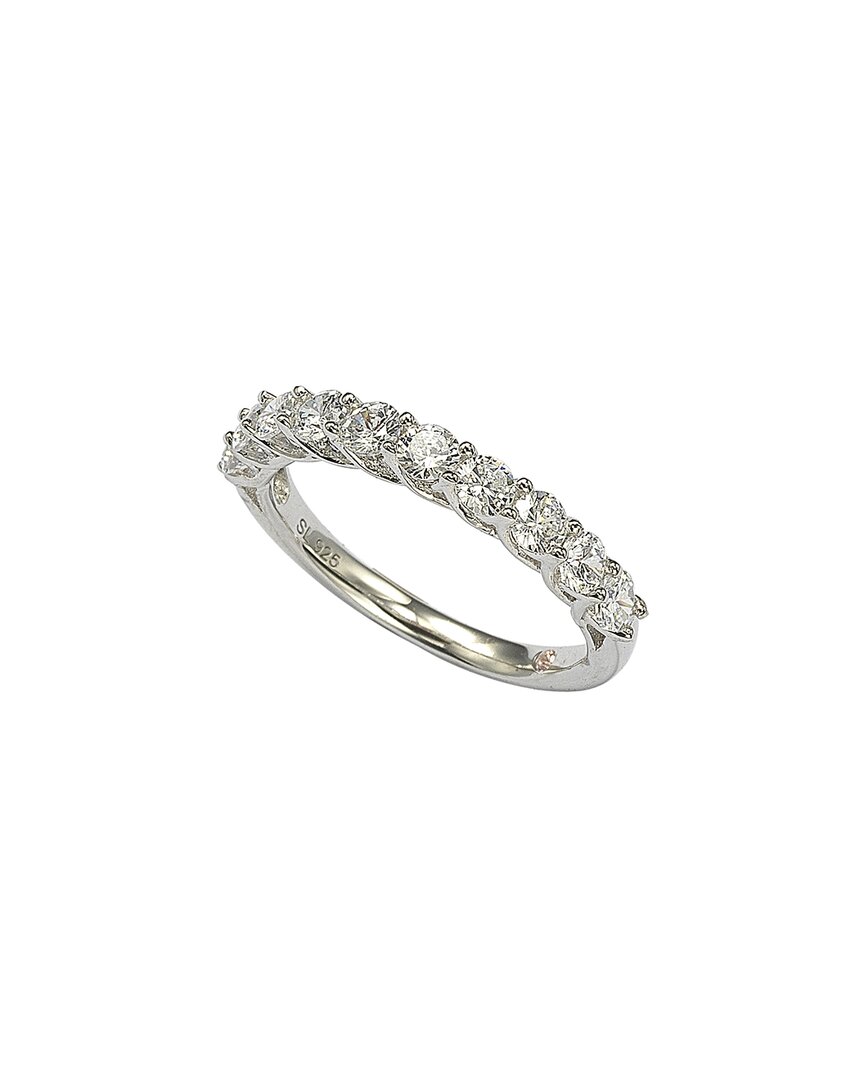 Suzy Levian Silver Cz Ring