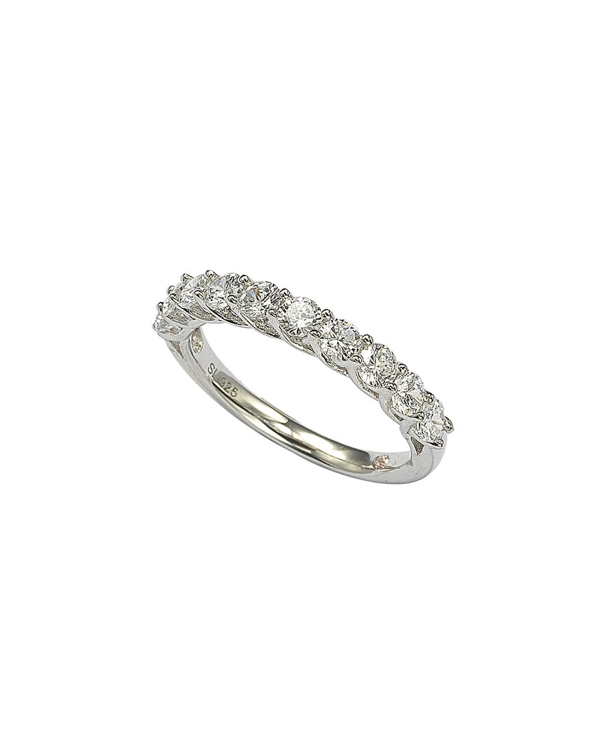 Suzy Levian Silver Cz Ring