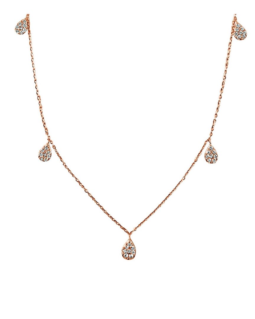 Sabrina Designs 14k Rose Gold 0.50 Ct. Tw. Diamond Necklace