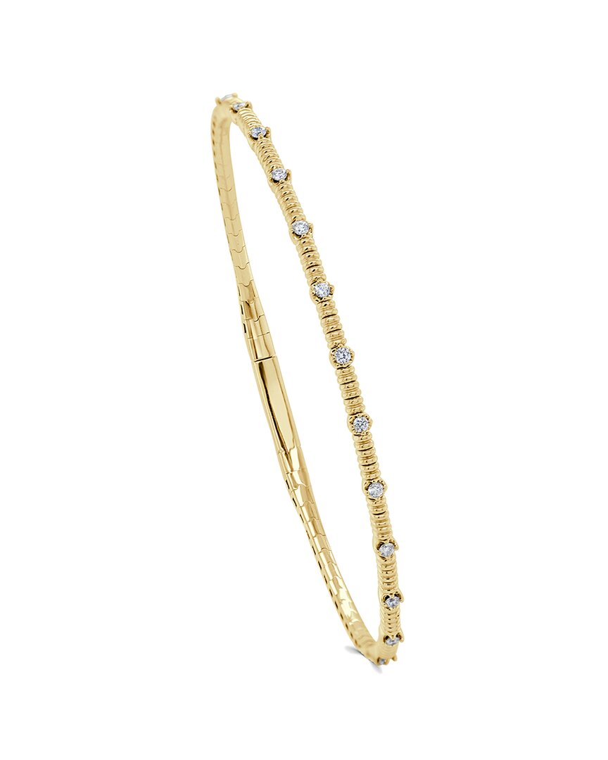 Sabrina Designs 14k 0.20 Ct. Tw. Diamond Bangle Bracelet