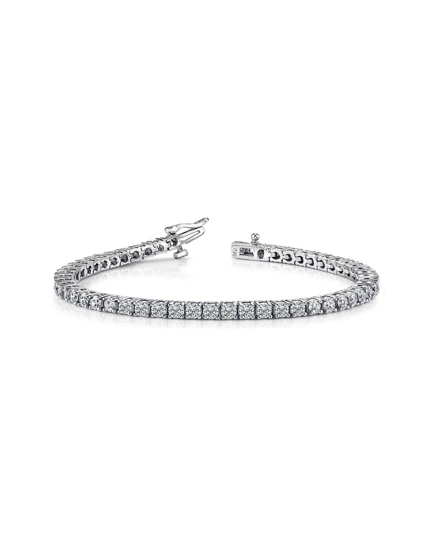 Sabrina Designs 14k 3.00 Ct. Tw. Diamond Tennis Bracelet In Metallic