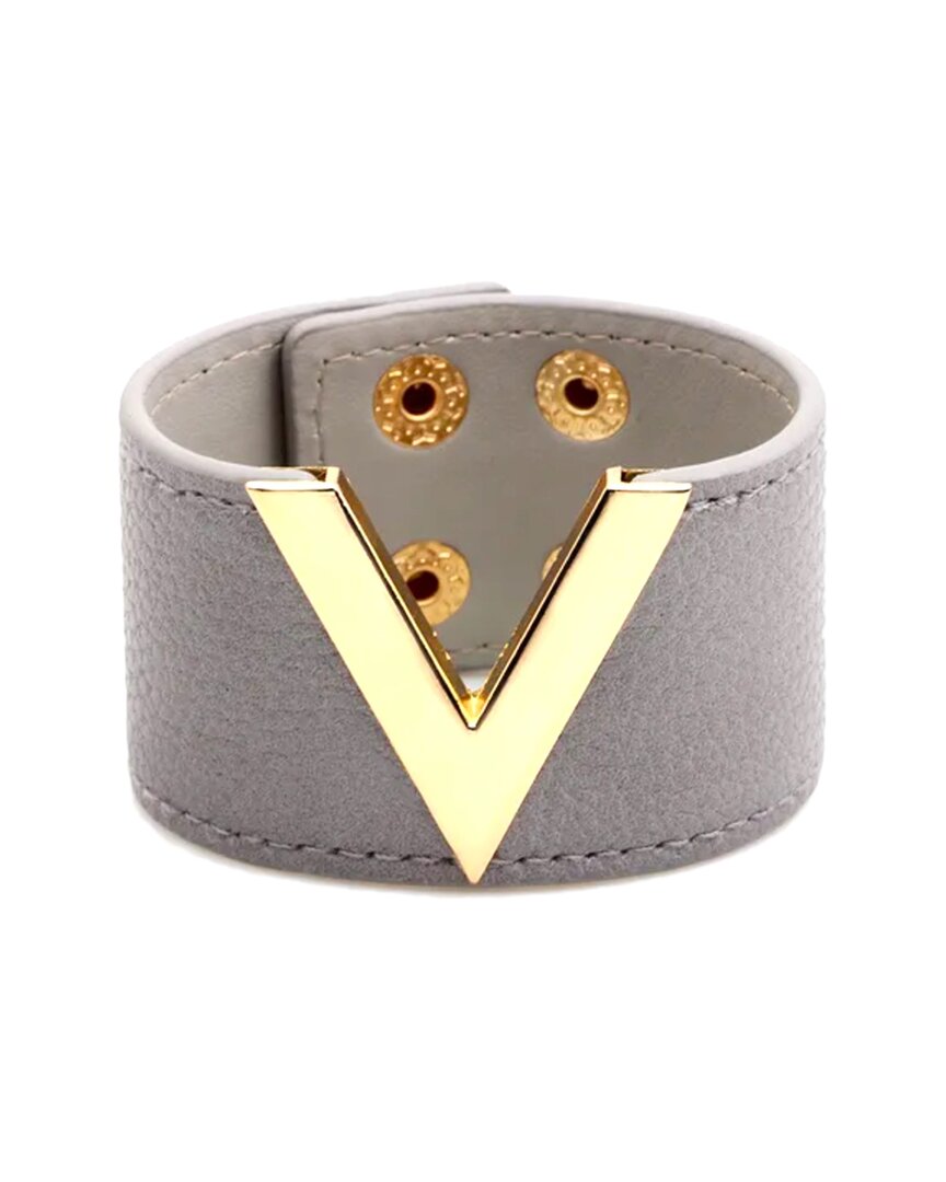 Liv Oliver 18k Plated Modern Bracelet In Gray