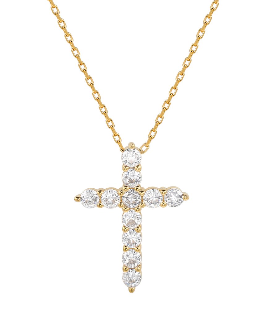 Suzy Levian Cz Jewelry Suzy Levian Silver Cz Cross Pendant