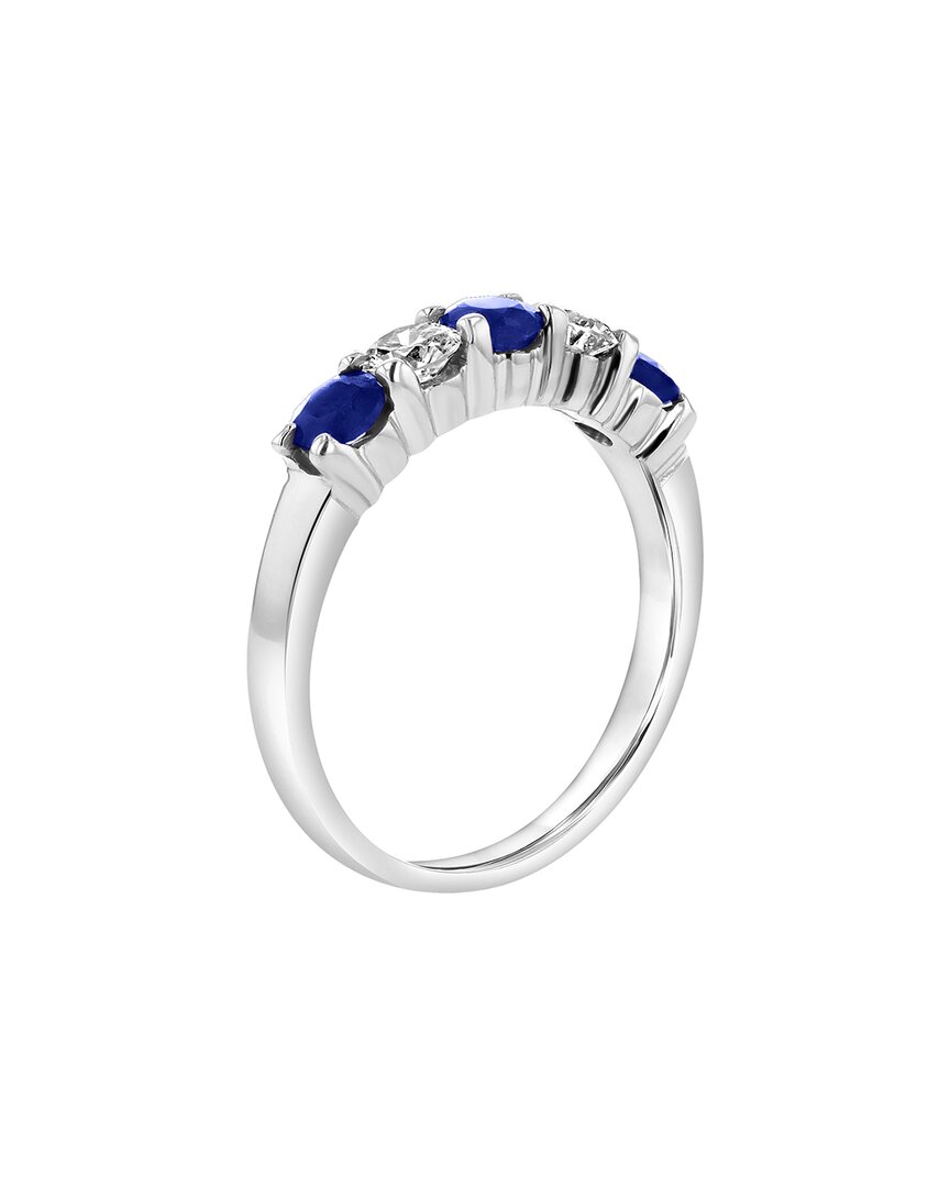 Diana M. Fine Jewelry 14K 1.26 ct. tw. Diamond & Sapphire Ring Set
