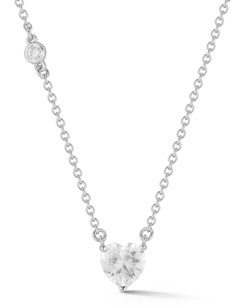 Sphera Milano Silver Heart Collar Necklace