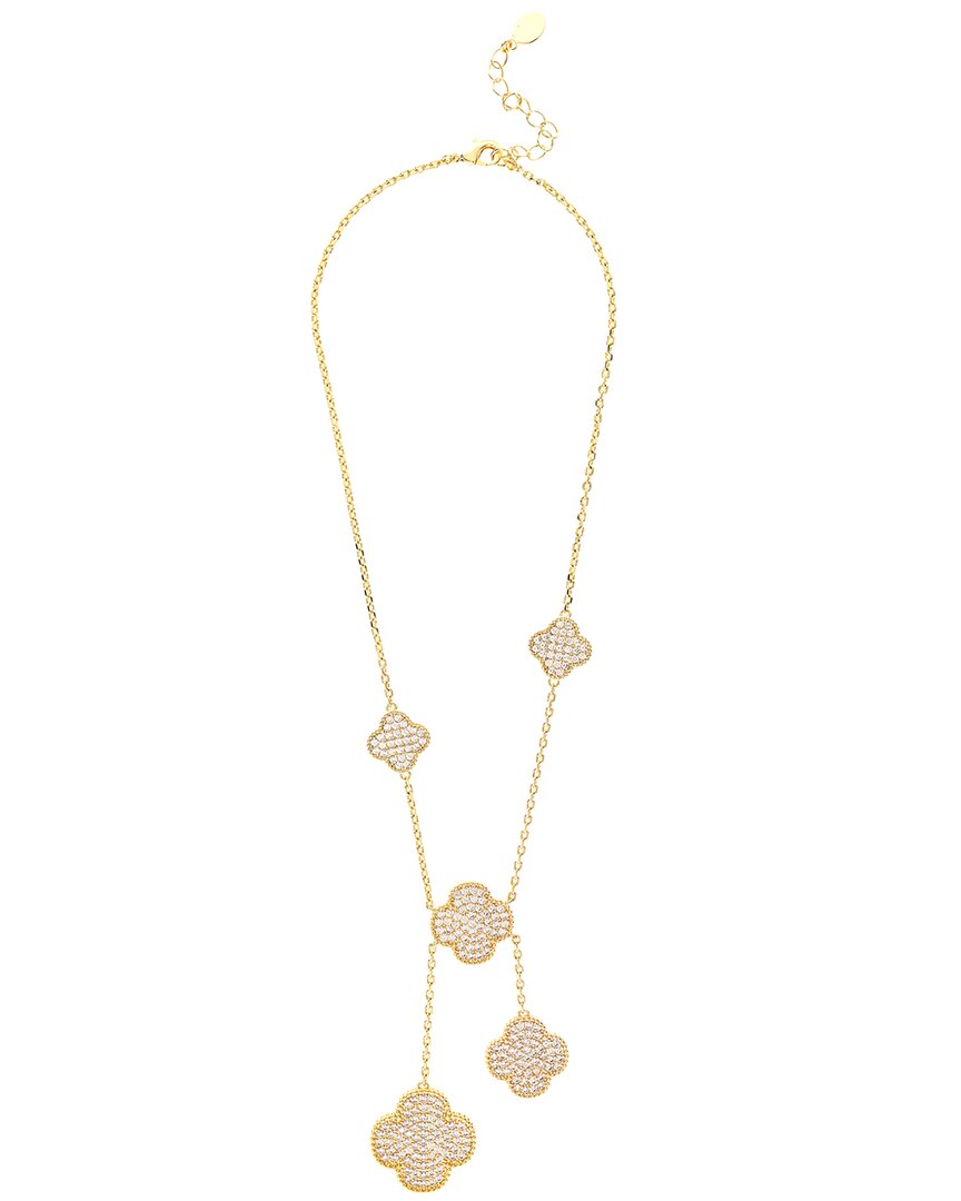 Rivka Friedman 18k Plated Cz Necklace