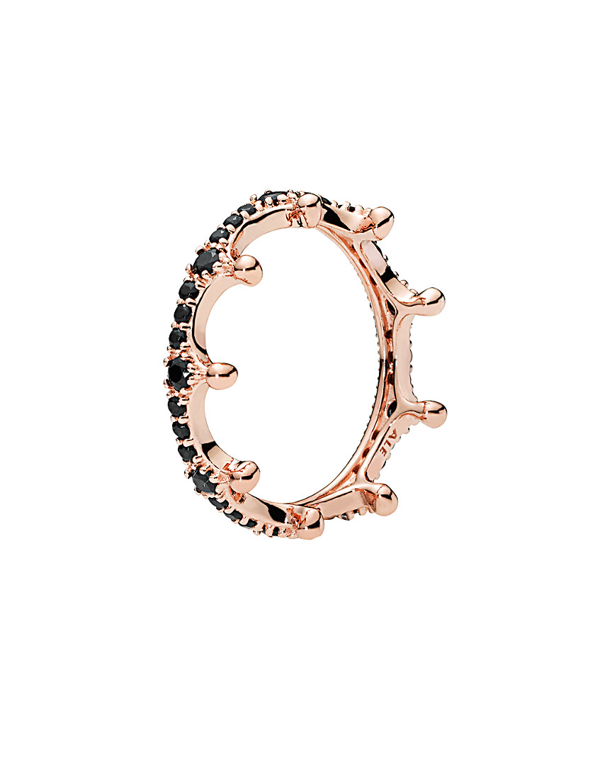 Shop Pandora Rose Crystal Black Sparkling Crown Ring