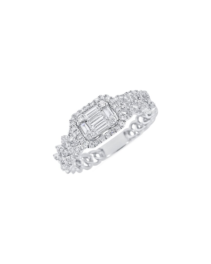 Sabrina Designs 14k 0.44 Ct. Tw. Diamond Link Ring In Metallic