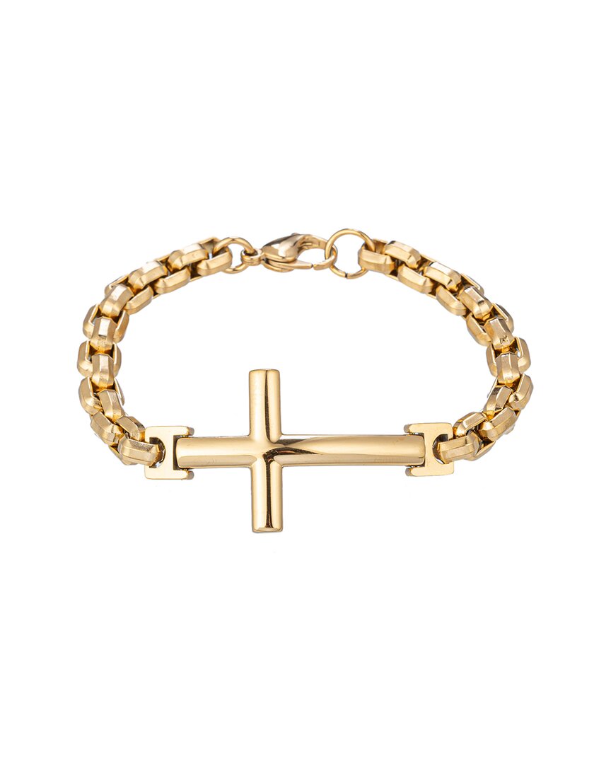 Eye Candy La Titanium Cross Me Bracelet