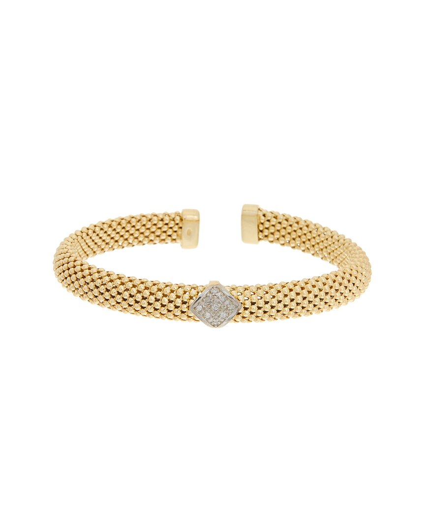 Meshmerise Mesh 0.10 Ct. Tw. Diamond Bangle Bracelet
