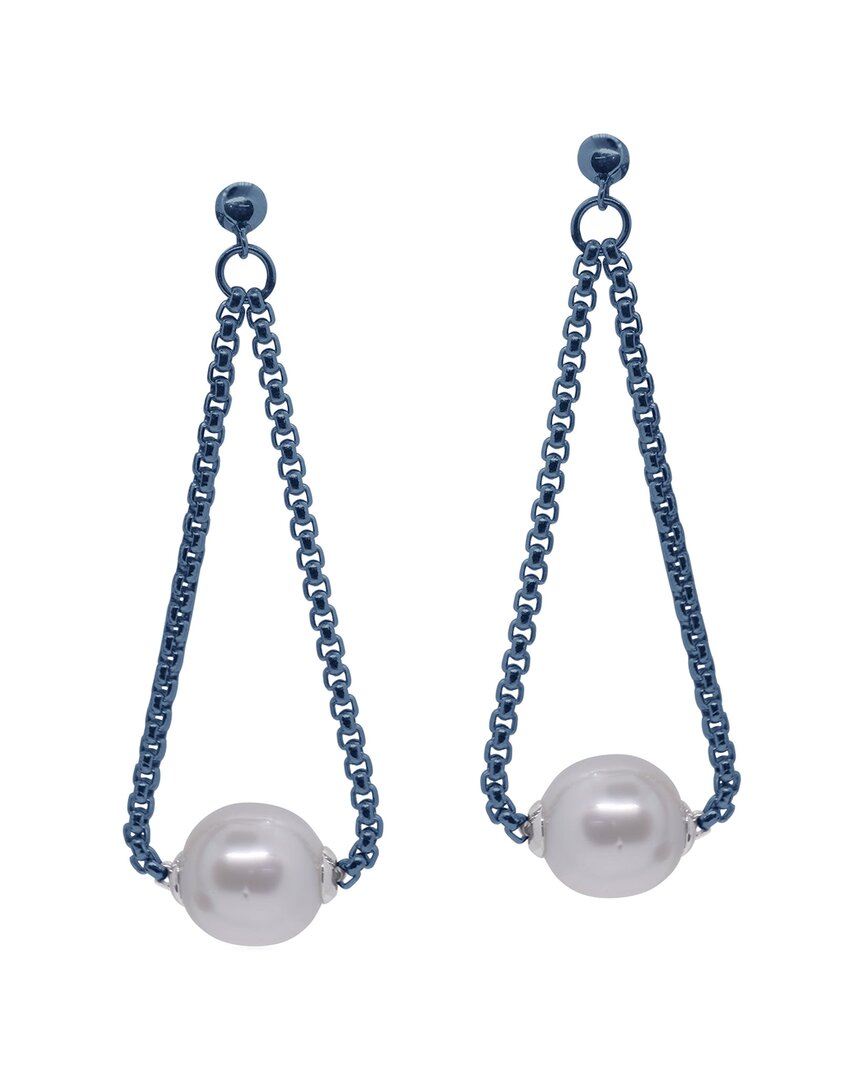 Alor Classique 14k & Stainless Steel 11-12mm Pearl Earrings
