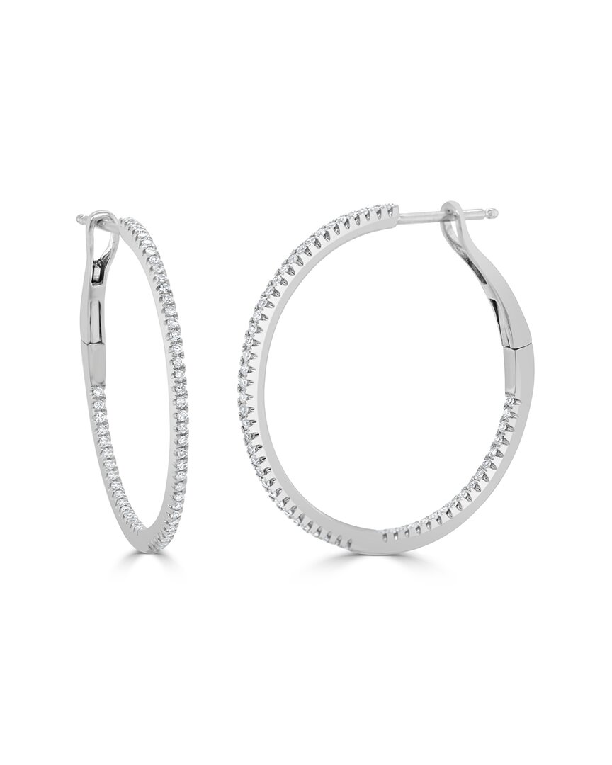 Sabrina Designs 14k 0.34 Ct. Tw. Diamond Hoops