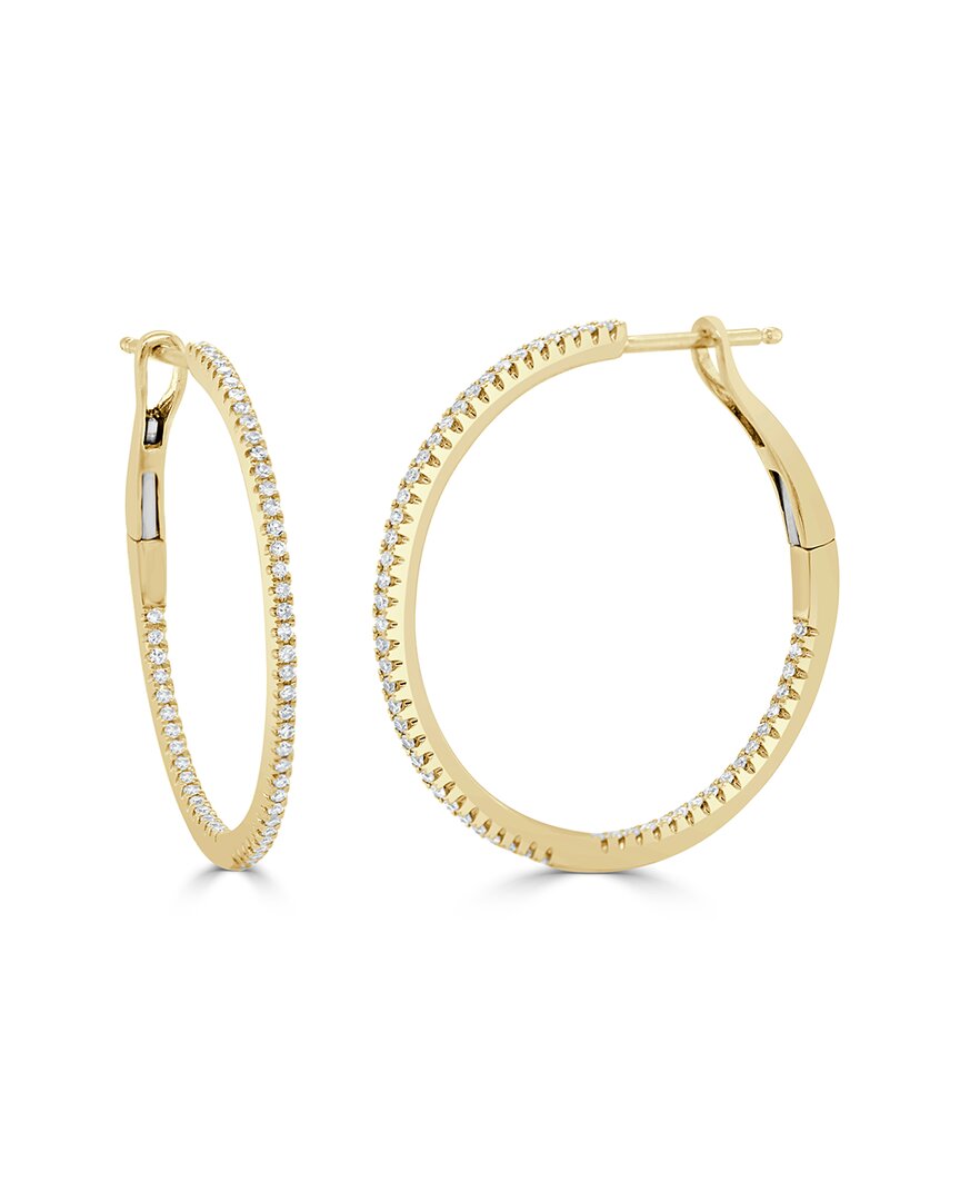 Sabrina Designs 14k 0.34 Ct. Tw. Diamond Hoops