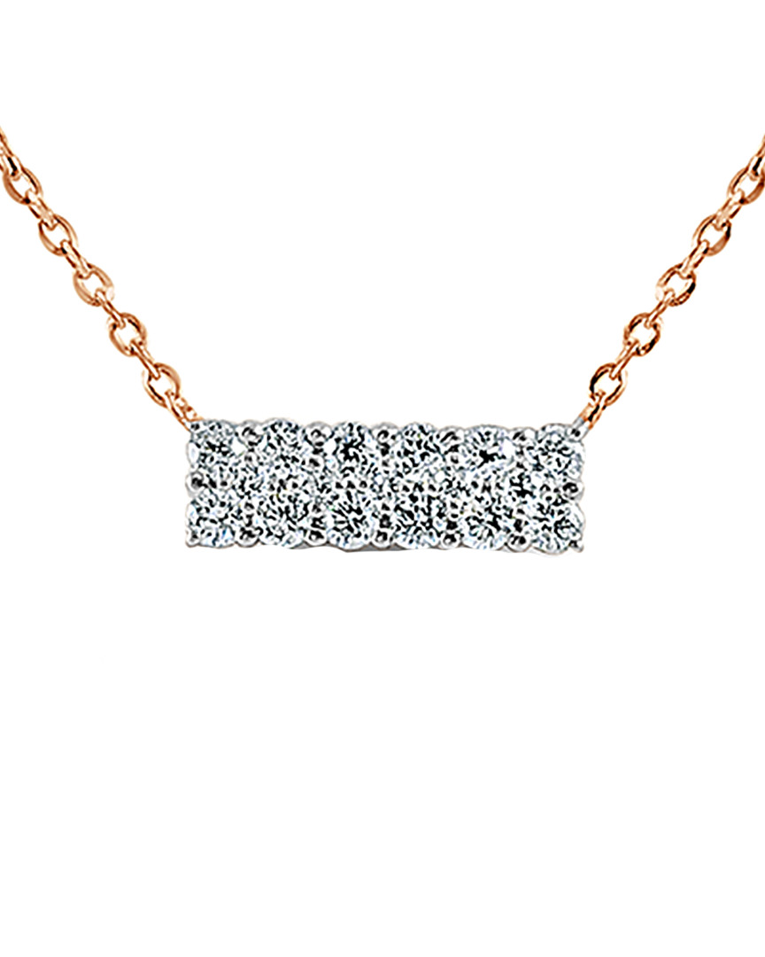 Sabrina Designs 14k Rose Gold 0.24 Ct. Tw. Diamond Necklace