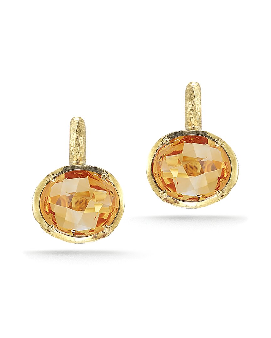 I. Reiss 14k 5.50 Ct. Tw. Citrine Earrings