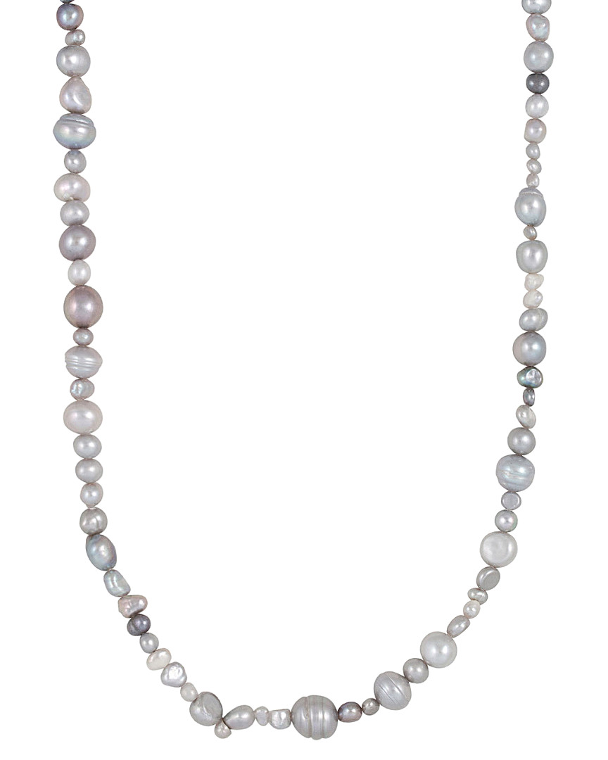 Splendid Pearls 4-8mm Freshwater Pearl Endless 36in Necklace