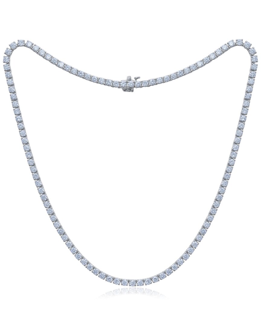 Shop Diana M. Fine Jewelry 14k 10.05 Ct. Tw. Diamond Tennis Necklace