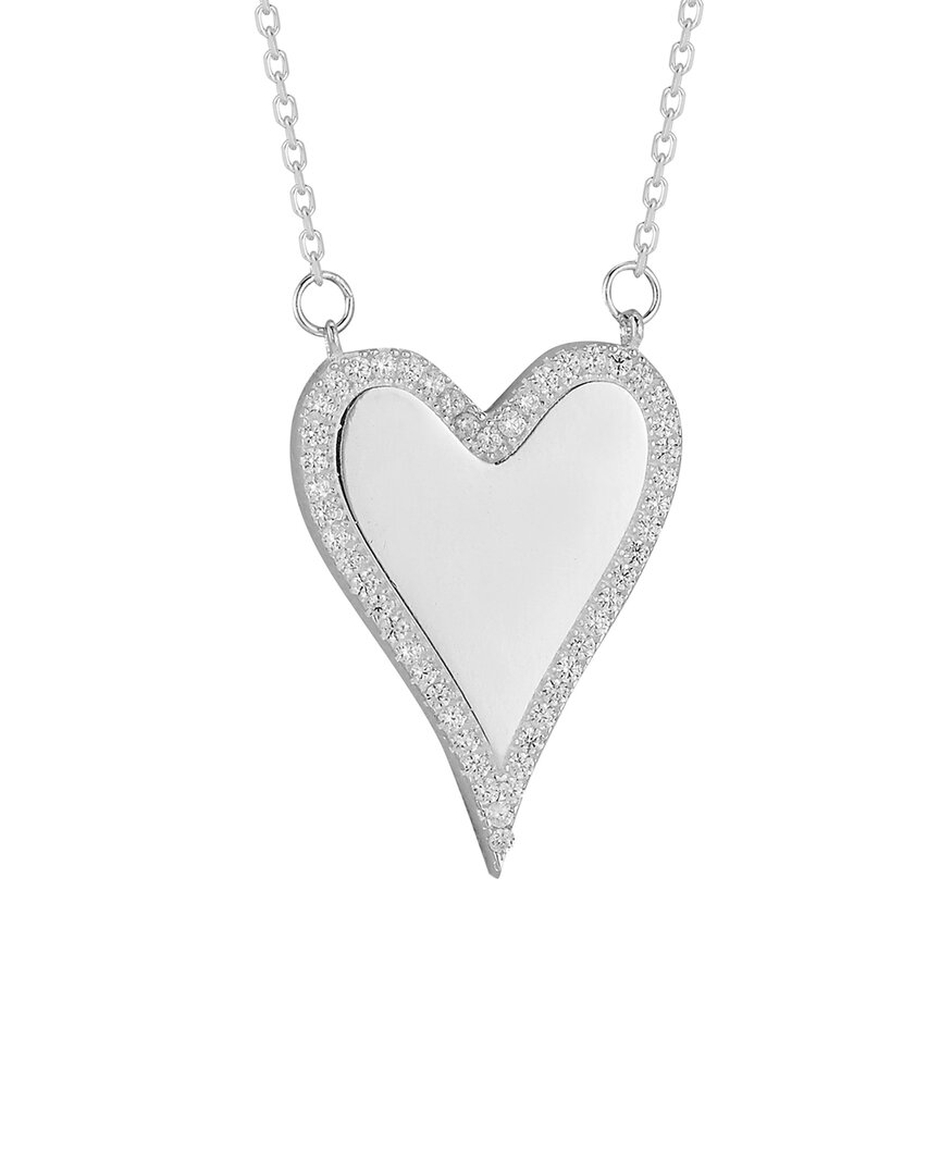 Glaze Jewelry Silver Necklace In Metallic