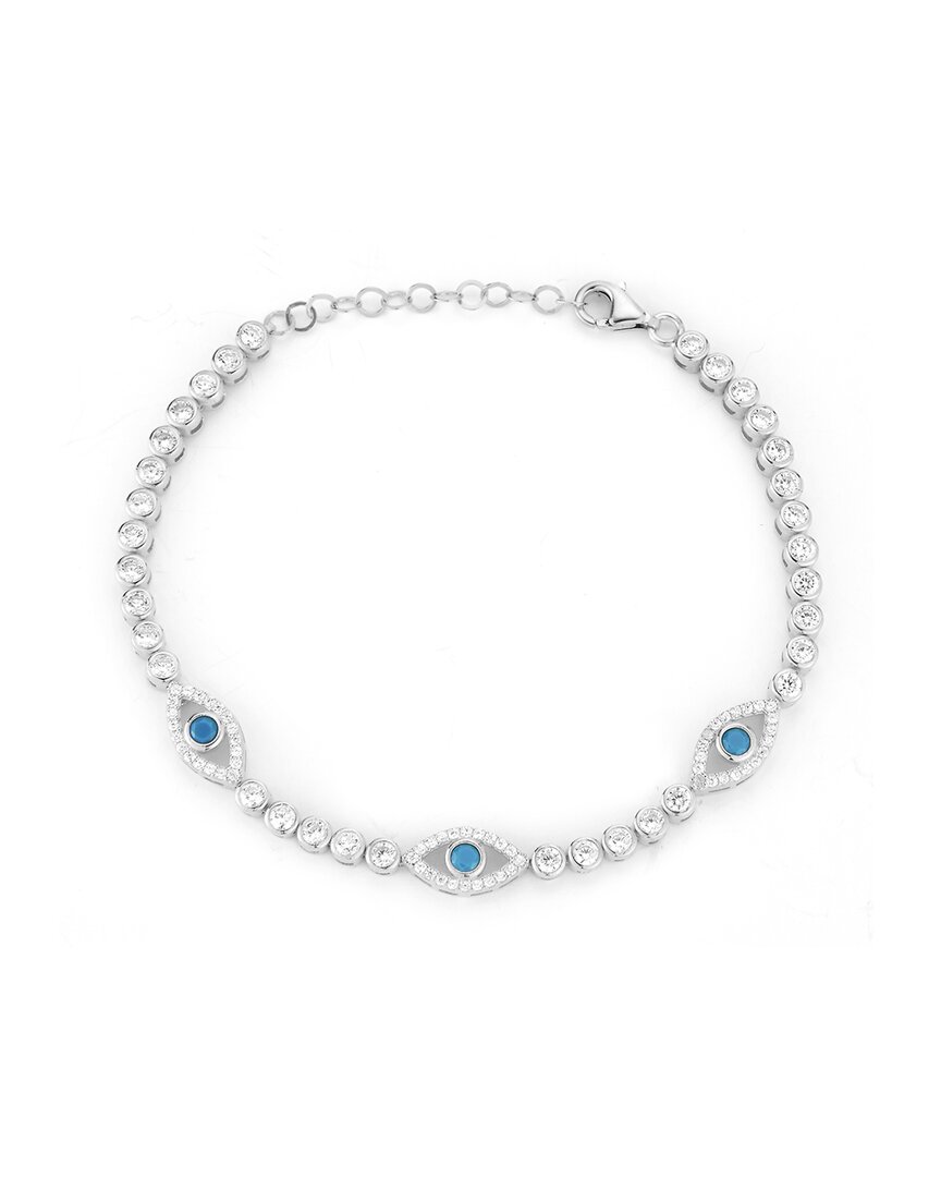Glaze Jewelry Silver Cz Bracelet