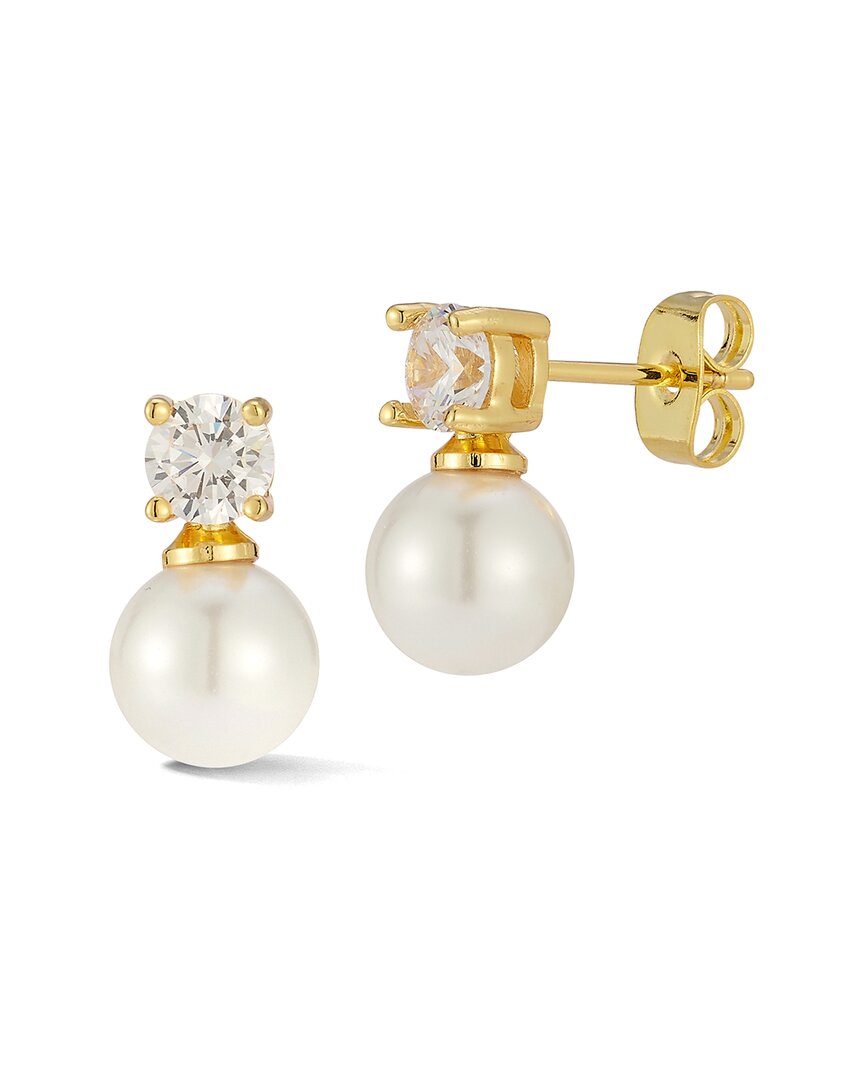 Glaze Jewelry 18k Plated Cz Studs