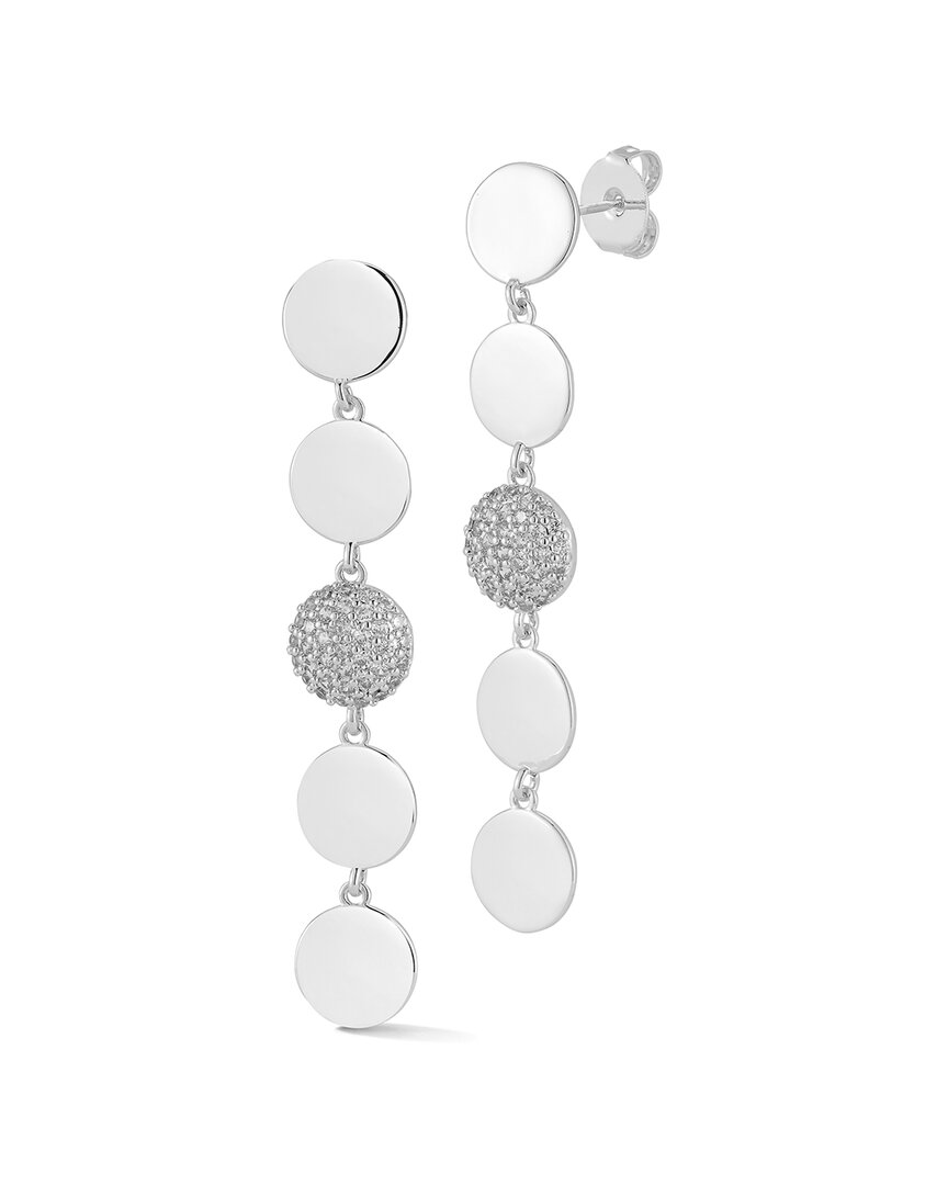 Glaze Jewelry Cz Circle Dangle Earrings