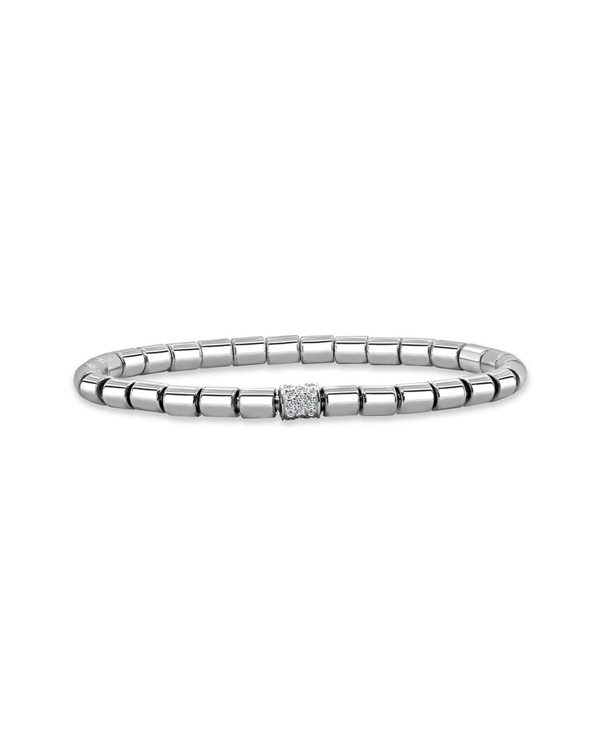 Sabrina Designs 14k 0.35 Ct. Tw. Diamond Barrel Bead Stretch Bracelet