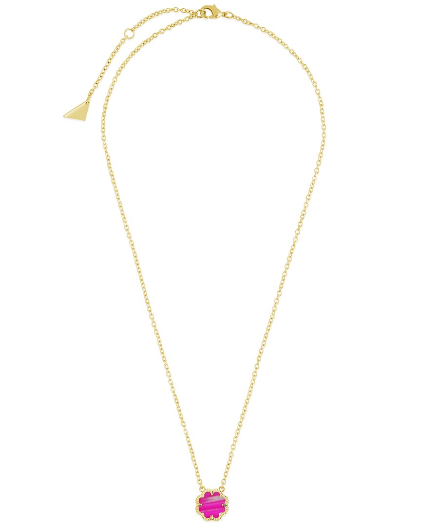 Sterling Forever Rose Petal Pendant Necklace