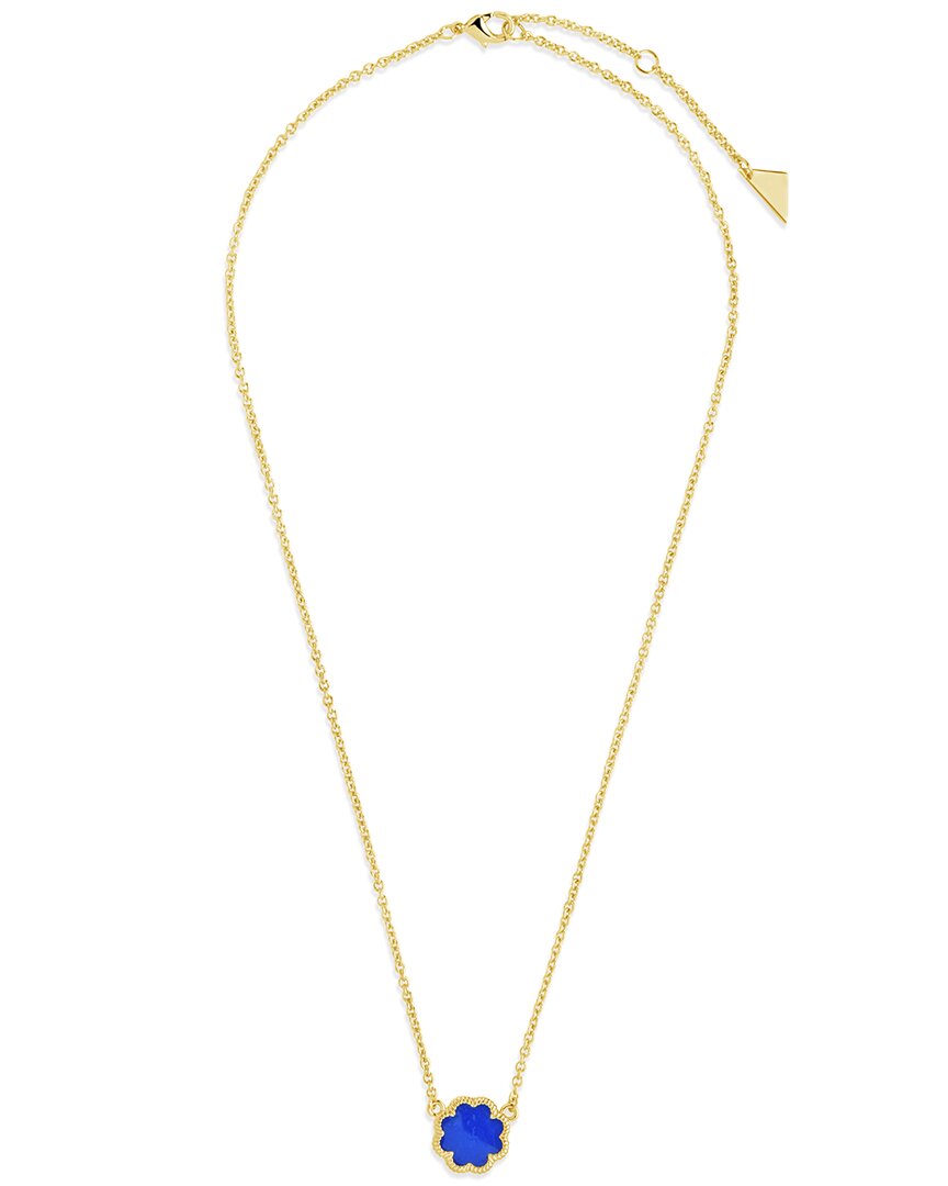 Sterling Forever Women's 14k Goldplated & Enamel Necklace