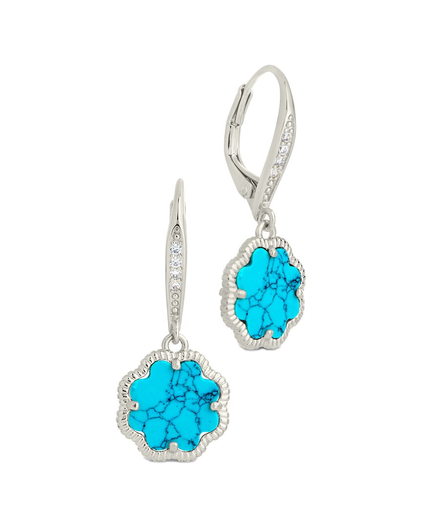 Shop Sterling Forever Rose Petal Short Drop Earrings