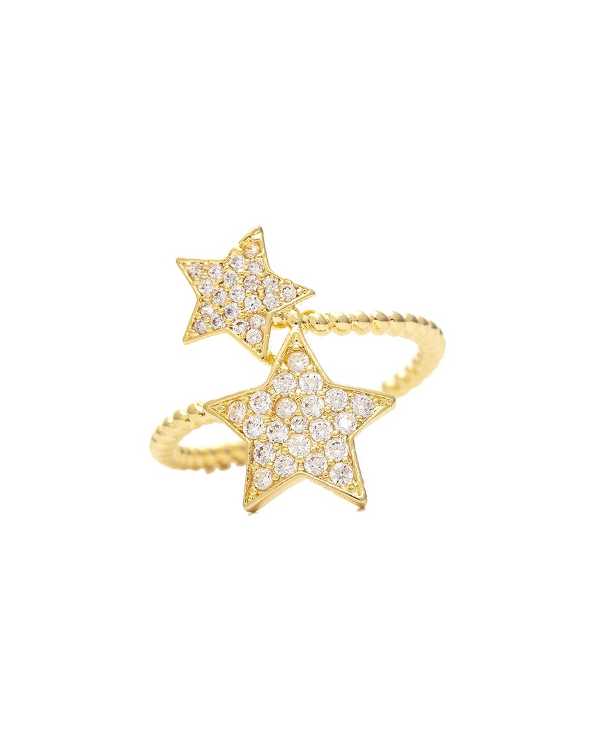 Shop Rivka Friedman 18k Plated Cz Star Ring